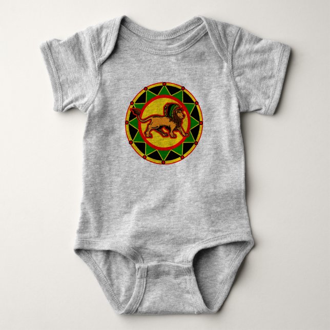 Little Rasta Baby Bodysuit (Front)