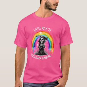 Little Ray Of Pitch Black Sunshine Death Rainbow H T-Shirt
