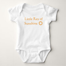 "Little Ray of Sunshine" Baby Bodysuit 