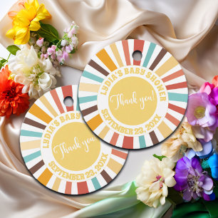 Little Ray Of Sunshine Baby Shower Favour Tags