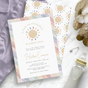 Little Ray of Sunshine Baby Shower Invitation