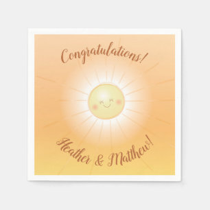 Little Ray of Sunshine Baby Shower Napkin