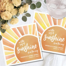 Little Ray Of Sunshine Baby Shower