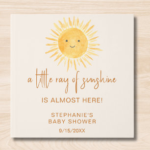 Little Ray of Sunshine Boho Baby Shower Guest Book