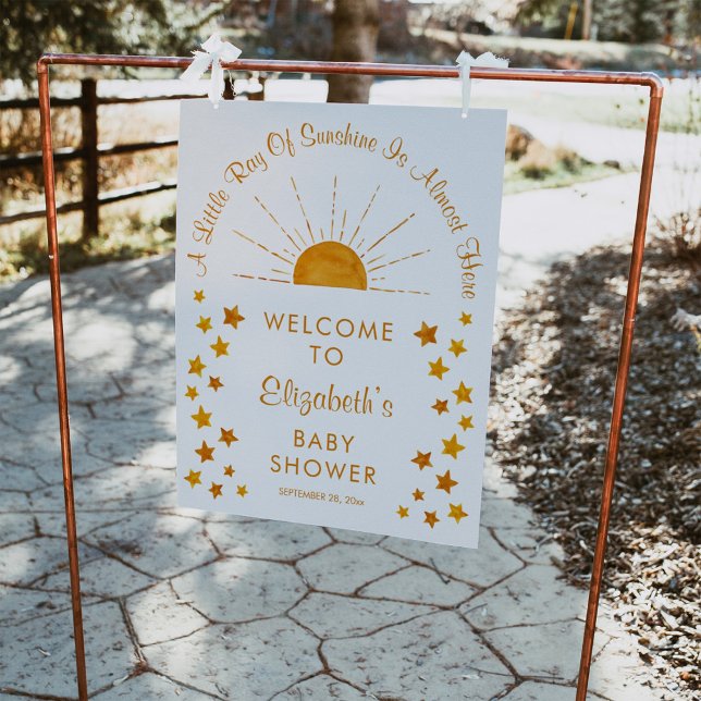 Little Ray Of Sunshine Gender Neutral Welcome Sign (Creator Uploaded)