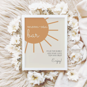 Little Ray of Sunshine Mum-Osa Bar Poster