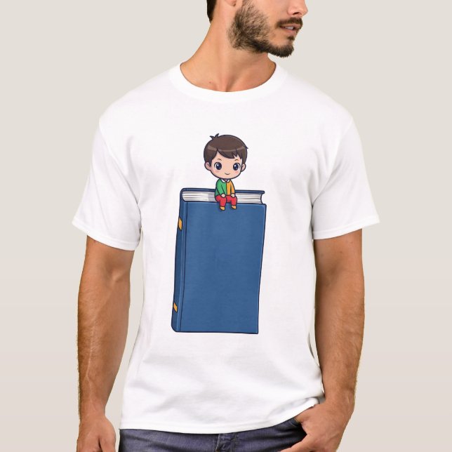 Little Reader Perch T-Shirt (Front)