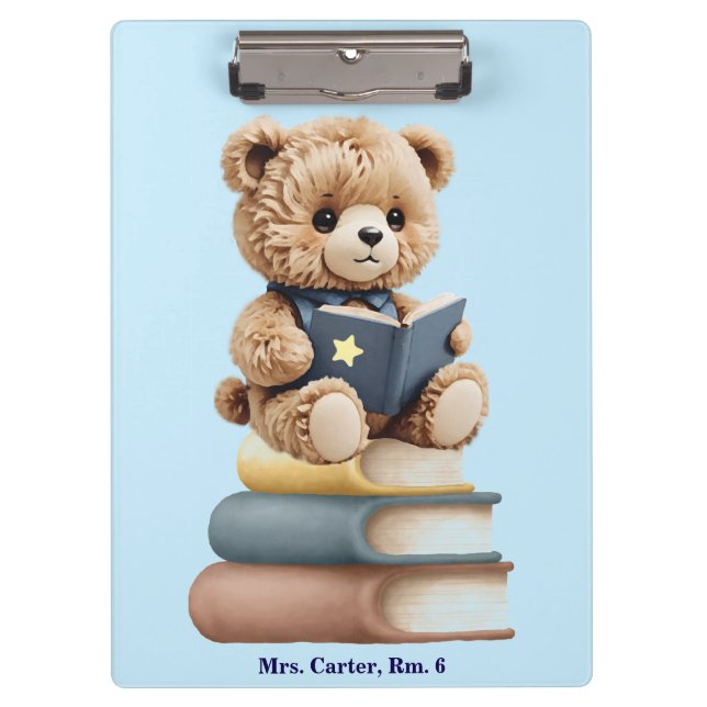 Little Reading Bear Clipboard (Front)
