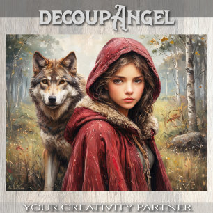 Little Red: Beyond the Path - Decoupage - Tissue Paper