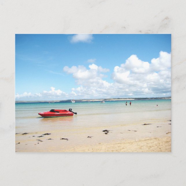 Little Red Boat Postcard (Front)