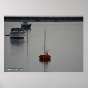 Little Red Boat Poster