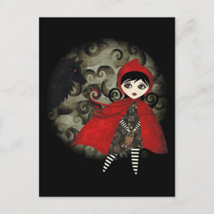 Little Red Capuccine Postcard