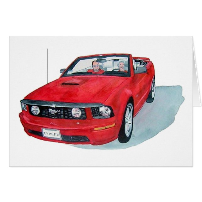 Little Red Convertible (Front Horizontal)