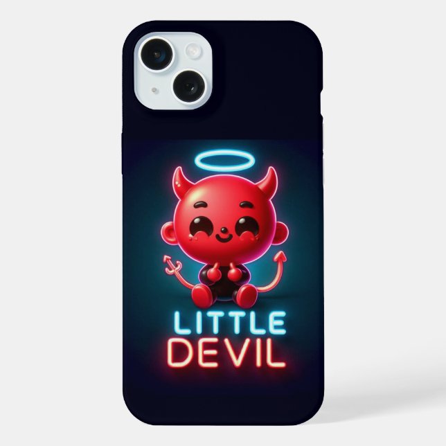 Little Red Devil Halloween iPhone Case (Back)