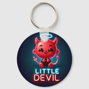Little Red Devil Halloween Key Ring