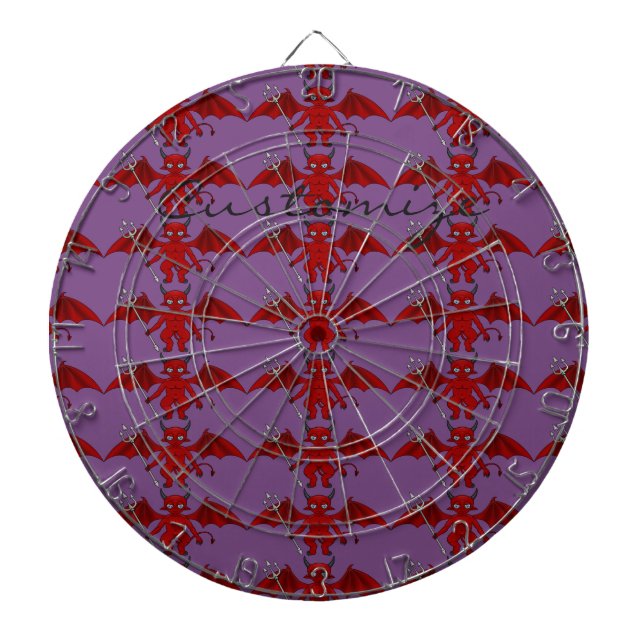 Little Red Devil Thunder_Cove Dartboard (Front)