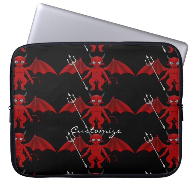 Little Red Devil Thunder_Cove  Laptop Sleeve (Front)