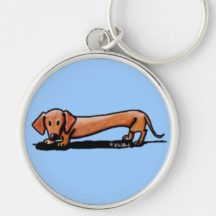 Little Red Doxie Keychain