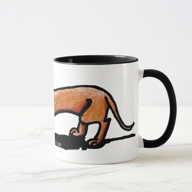 Little Red Doxie Mug (Right)