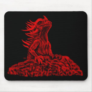 Little red Dragon Mouse Mat