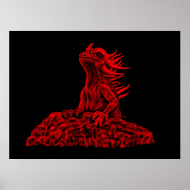 Little red Dragon Poster (Front)
