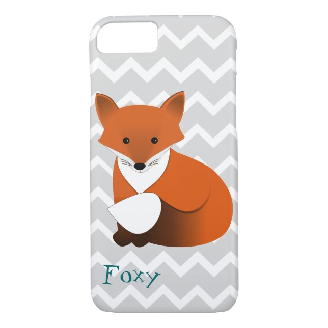 Little Red Fox Design Case-Mate iPhone Case (Back)