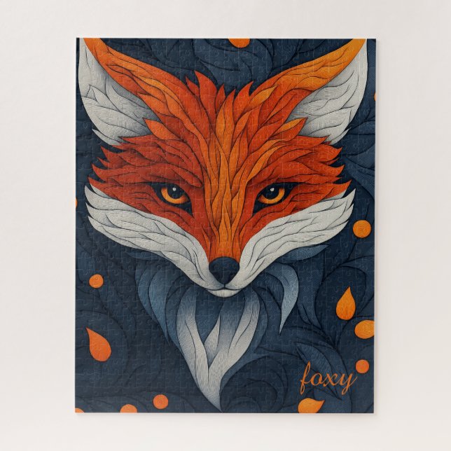 Little Red Fox Foxy Jigsaw Puzzle (Vertical)