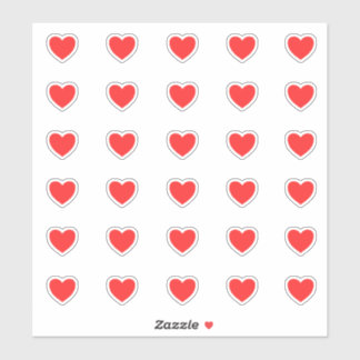 Little Red Hearts pattern 2