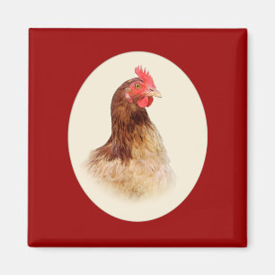 Little Red Hen Magnet