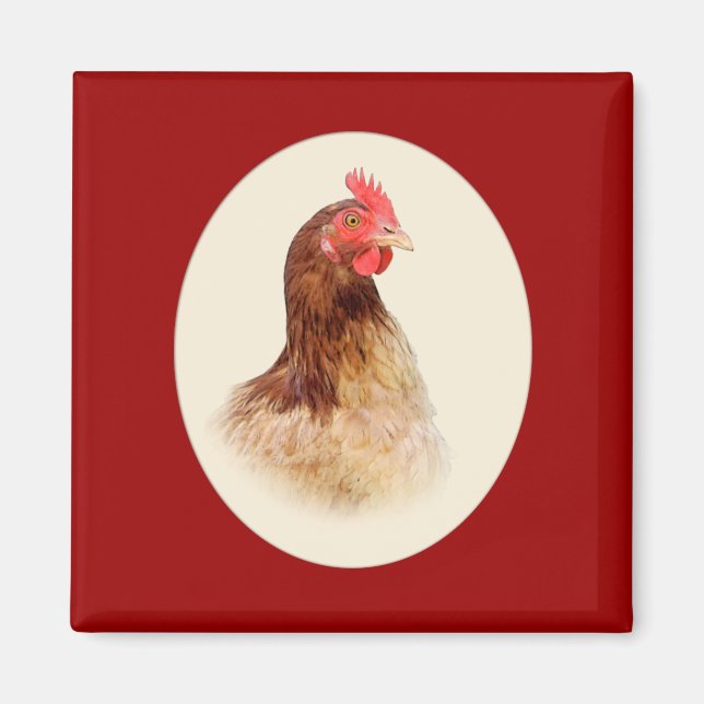 Little Red Hen Magnet (Front)