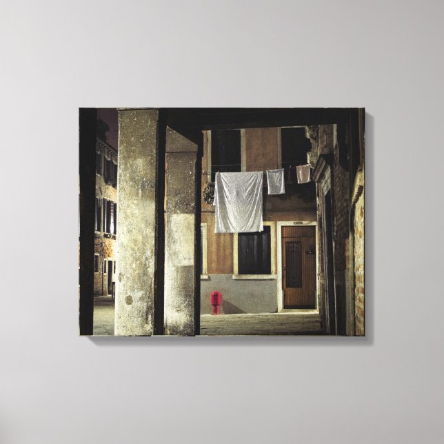 LITTLE RED HYDRANT CANVAS PRINT (Front)