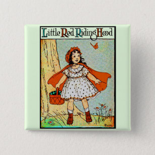 Little Red Riding Hood 15 Cm Square Badge