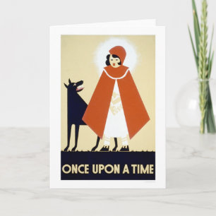Little Red Riding Hood 1937 WPA Card