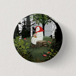 Little Red Riding Hood 3 Cm Round Badge