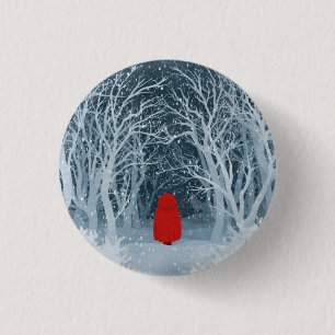 Little Red Riding Hood 3 Cm Round Badge