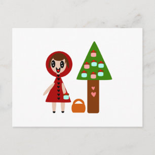 Little Red Riding Hood and the Cupcake Tree Postcard