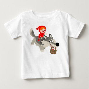 Little Red Riding Hood And The Wolf Baby T-Shirt