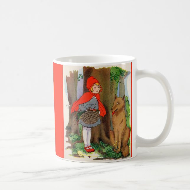 Little Red Riding Hood and the Wolf Coffee Mug (Right)