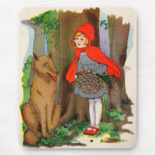 Little Red Riding Hood and the Wolf Mouse Mat