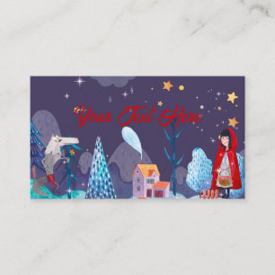 Little Red Riding Hood Birthday Enclosure Card