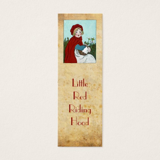 Little Red Riding Hood bookmark (Front)