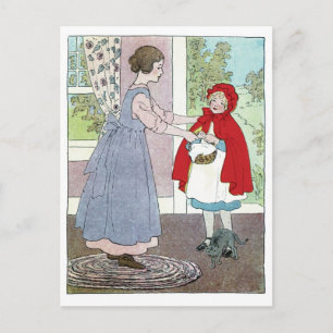 Little Red Riding Hood: Bring This To Grandma Postcard