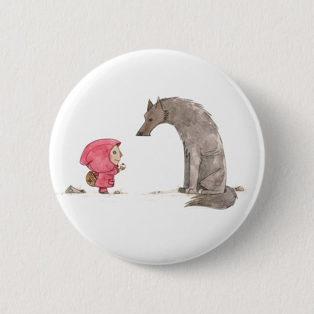 Little Red Riding Hood Button (Front)