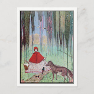 Little Red Riding Hood by Harry Clarke Postcard