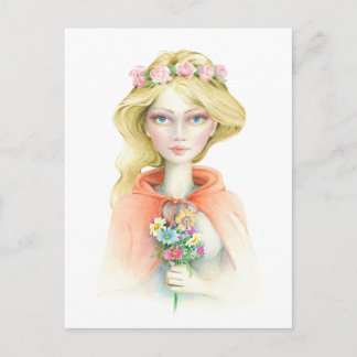 "Little Red Riding Hood" By Scot Howden Postcard