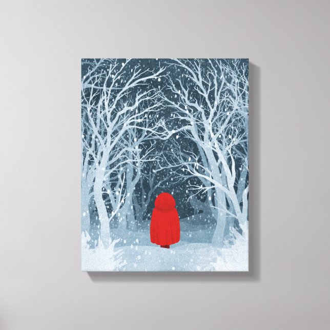 Little Red Riding Hood Canvas Print (Front)
