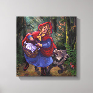 Little Red Riding Hood Canvas Print