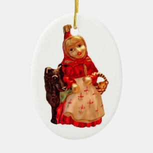 Little Red Riding Hood Ceramic Tree Decoration