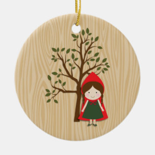 Little Red Riding Hood Ceramic Tree Decoration