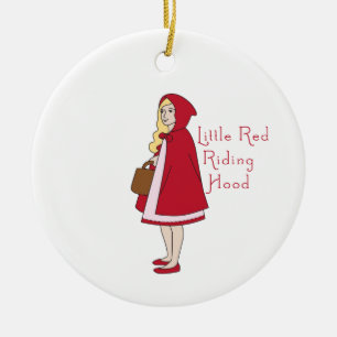 Little Red Riding Hood Ceramic Tree Decoration